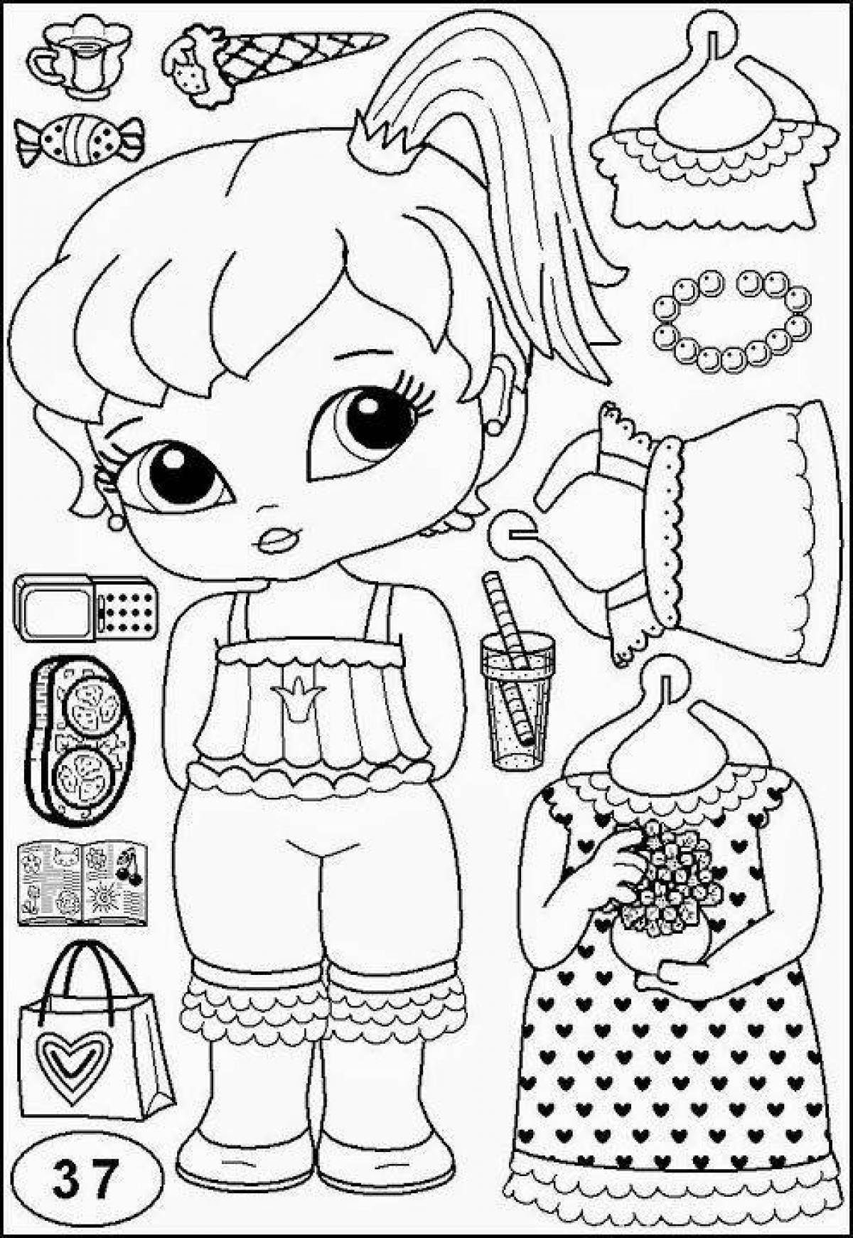 Распечатать большую куклу. Кукла Одевалка раскраска. Раскраска кукла с одеждой. Раскраски одевалки для девочек. Раскраска куколка с одеждой.