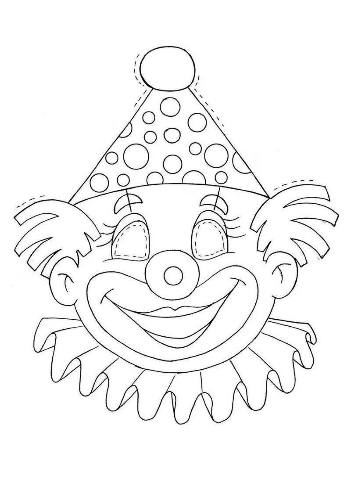 Рисование маска клоуна. Клоун раскраска. Клоун раскраска для детей. Маска клоун раскраска для детей. Маски клоуна для детей.