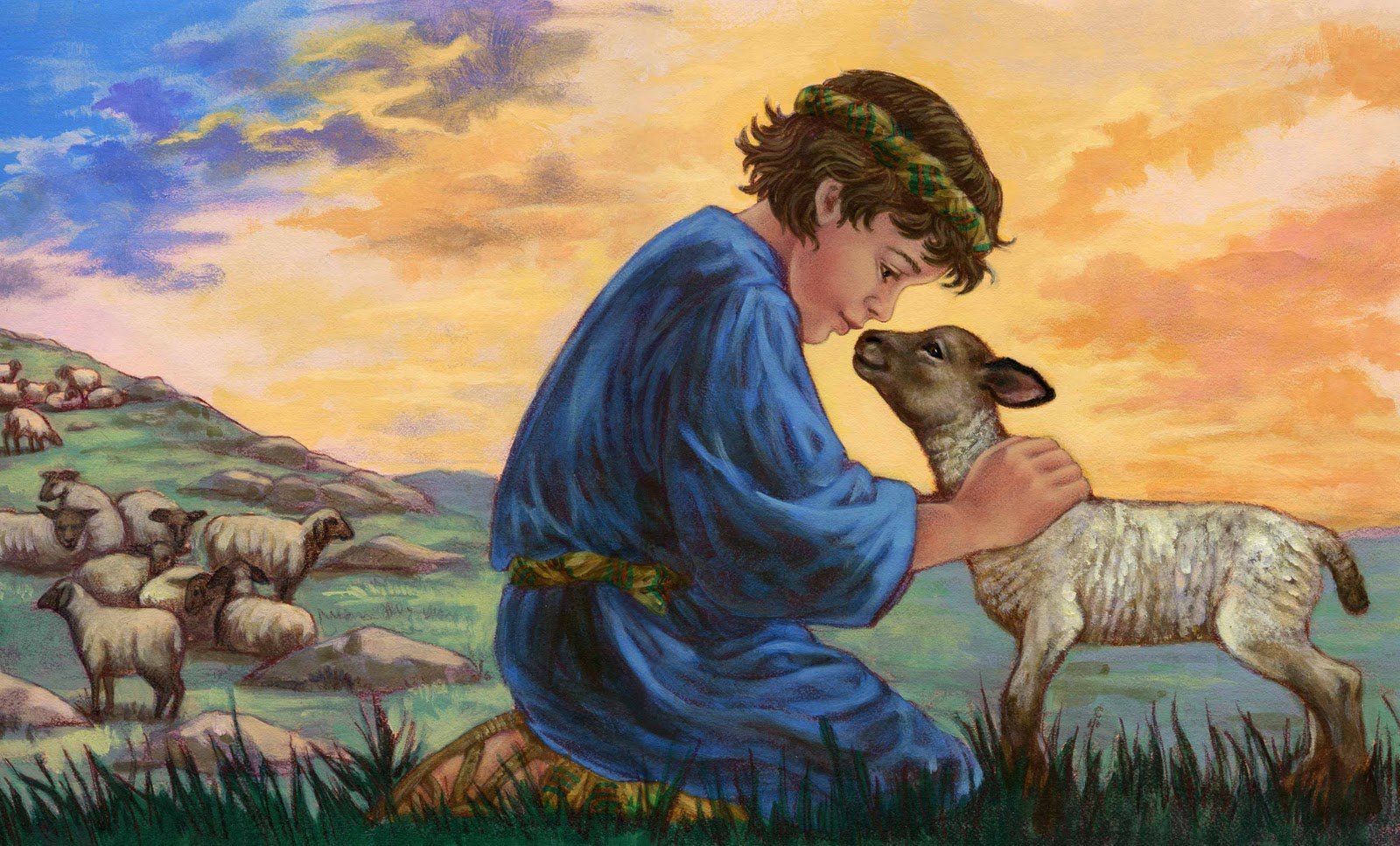 Пасу овечек