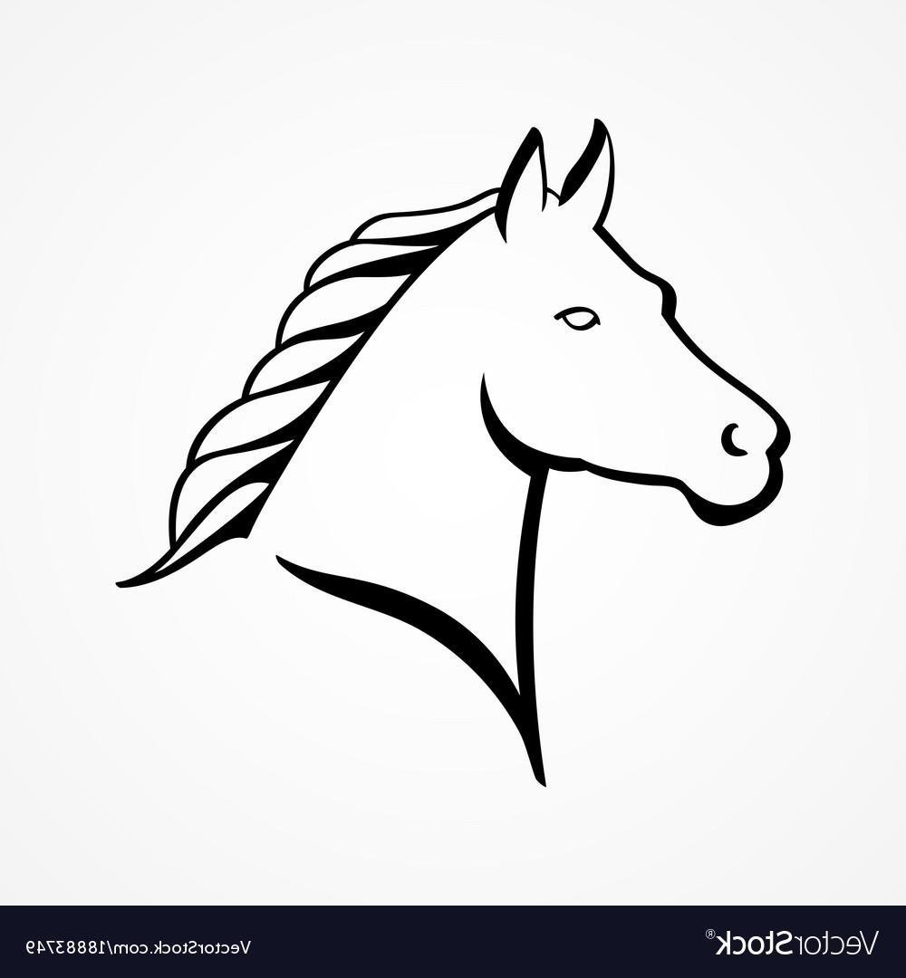 Нарисованная голова лошади - 48 фото