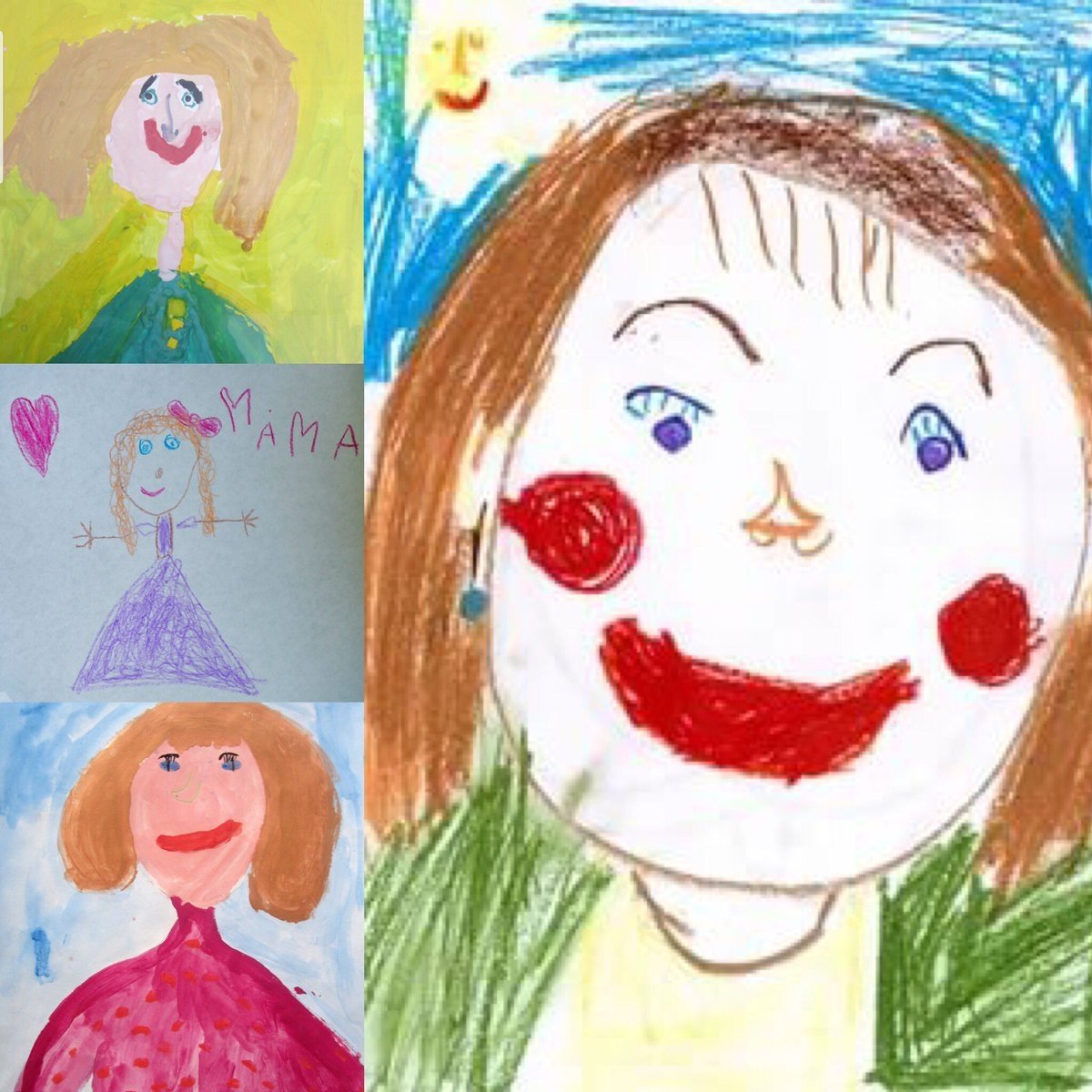 Рисунок мама 3 года. Детские рисунки. Рисунок для мамы. Рисование для детей. Портрет мамы.