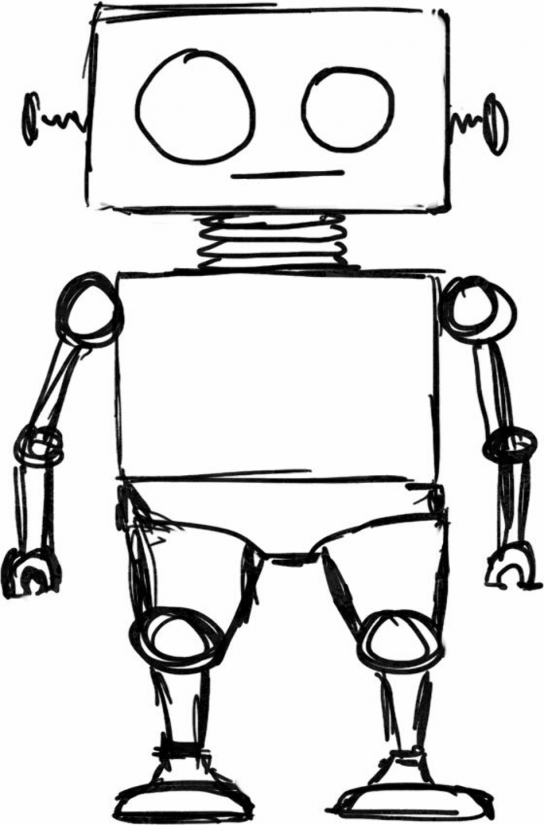 Нарисовать робота 5 класс. Робот рисунок. Робот рисунок карандашом. Робот рисунок для детей карандашом. Лёгкие рисунки роботов для срисовки.