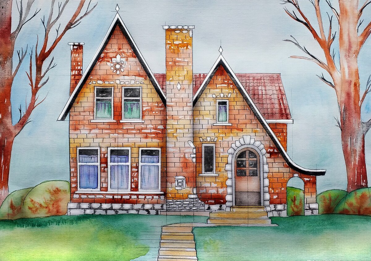 Рисунок на тему дом