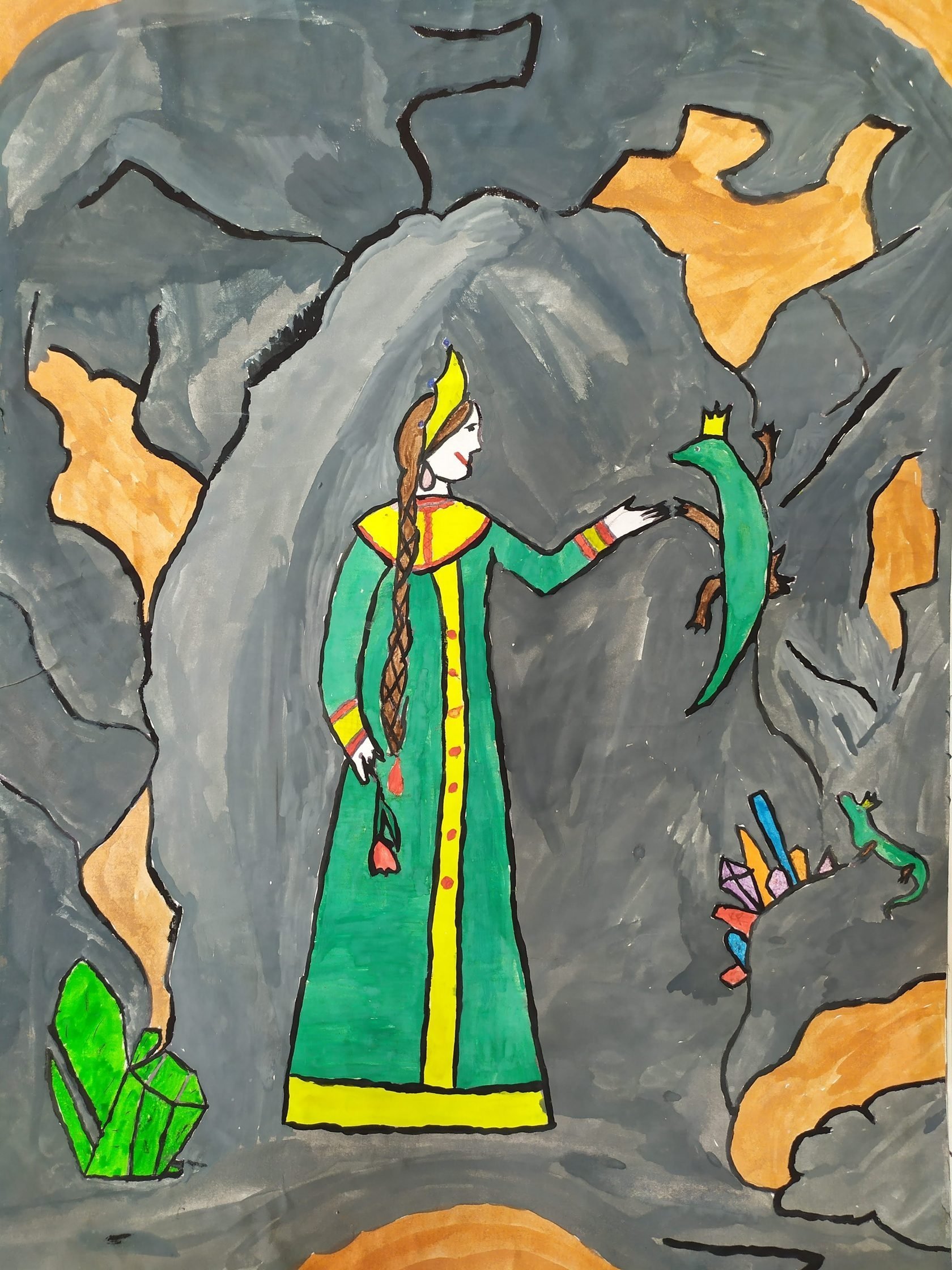 Бажов нарисовать. П.П. Бажова "медной горы хозяйка".. Иллюстрация к Бажову хозяйка медной горы. Каменный цветок Сказ медной горы хозяйка. Дивный сад хозяйки медной горы.