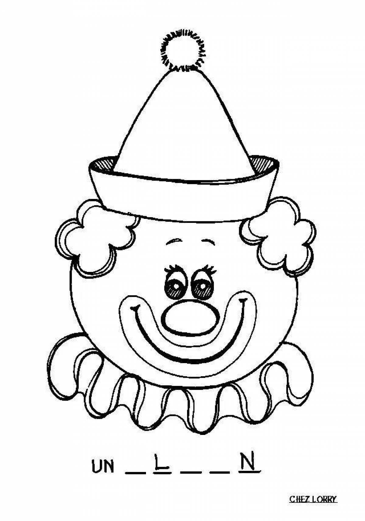 Шаблон маски клоуна распечатать. Клоун раскраска. Клоун раскраска для детей. Лицо клоуна раскраски для детей. Аппликация "клоун".