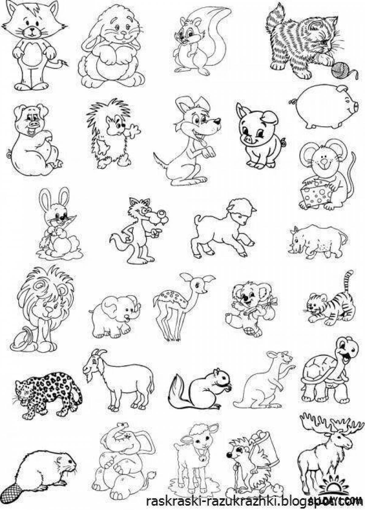 Много картинок на 1 лист. Маленькие рисунки. Раскраски животные для детей. Раскраски много на одном листе. Несколько картинок на одном листе.