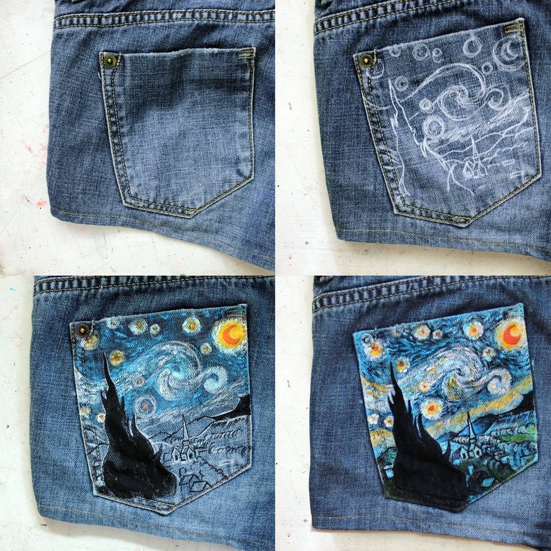 Карман джинсов рисунок. Роспись на кармане джинс. Расписать джинсы акриловыми красками. Рисование на джинсах. Разрисованные карманы джинс.