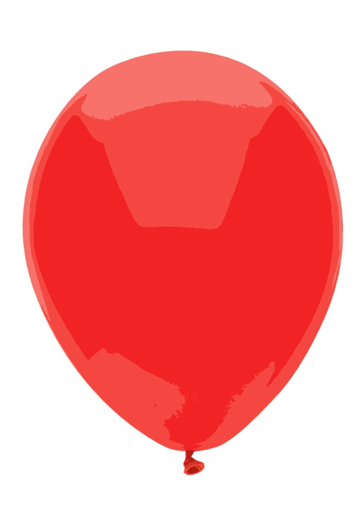 Красный шарик нарисованный