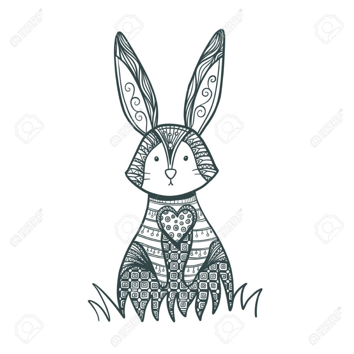 Зайка ручкой. Стилизованные зайцы. Зайчик стилизованный. Стилизация зайца. Стилизованный кролик.