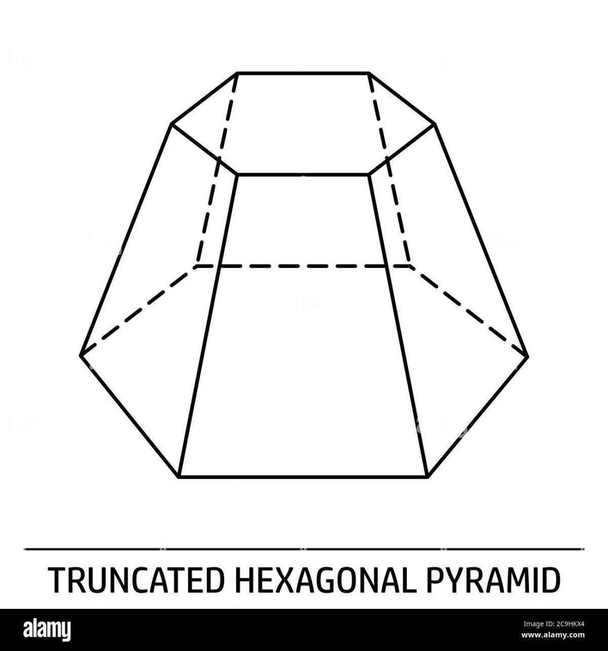 Правильная усеченная пятиугольная пирамида. Усечённая шестиугольная пирамида. Правильная усеченная шестиугольная пирамида. Правильная усеченная десятиугольная пирамида. Усеченная 6 угольная пирамида.