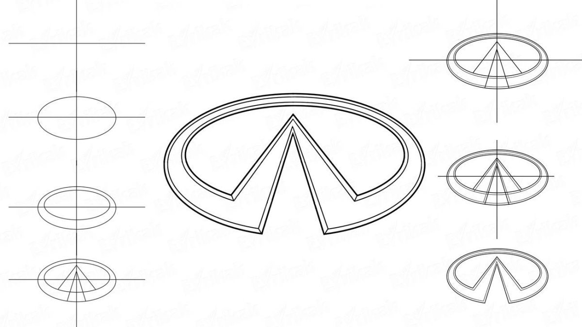 Нарисованные логотипы машин