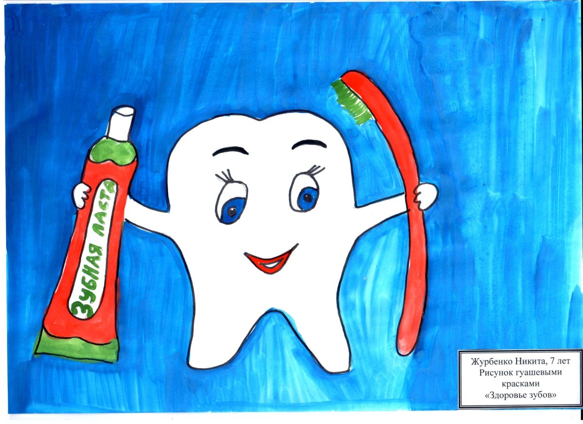 Рисунок на тему зубы