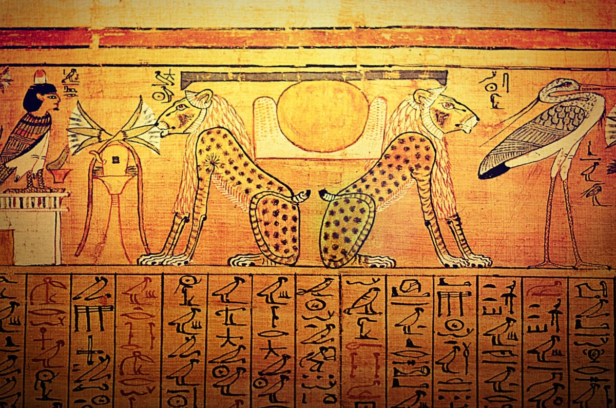 Египетские рисунки настенные