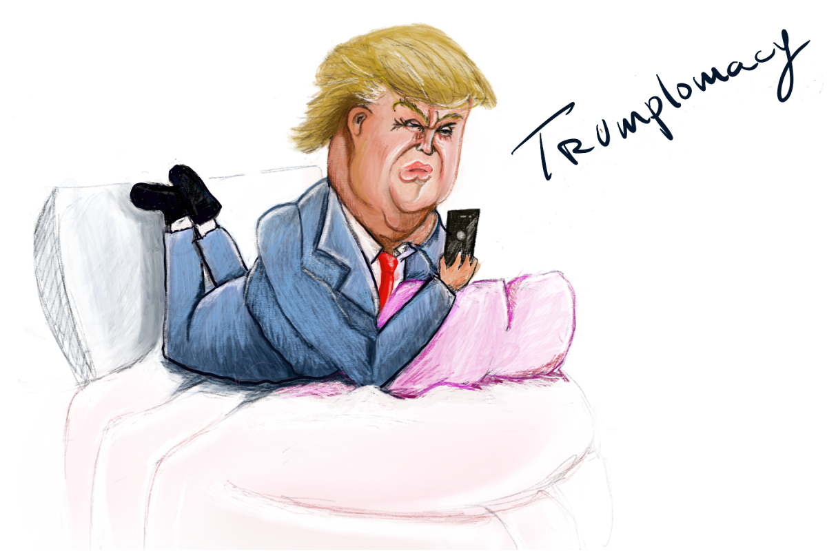 Карикатура трамп
