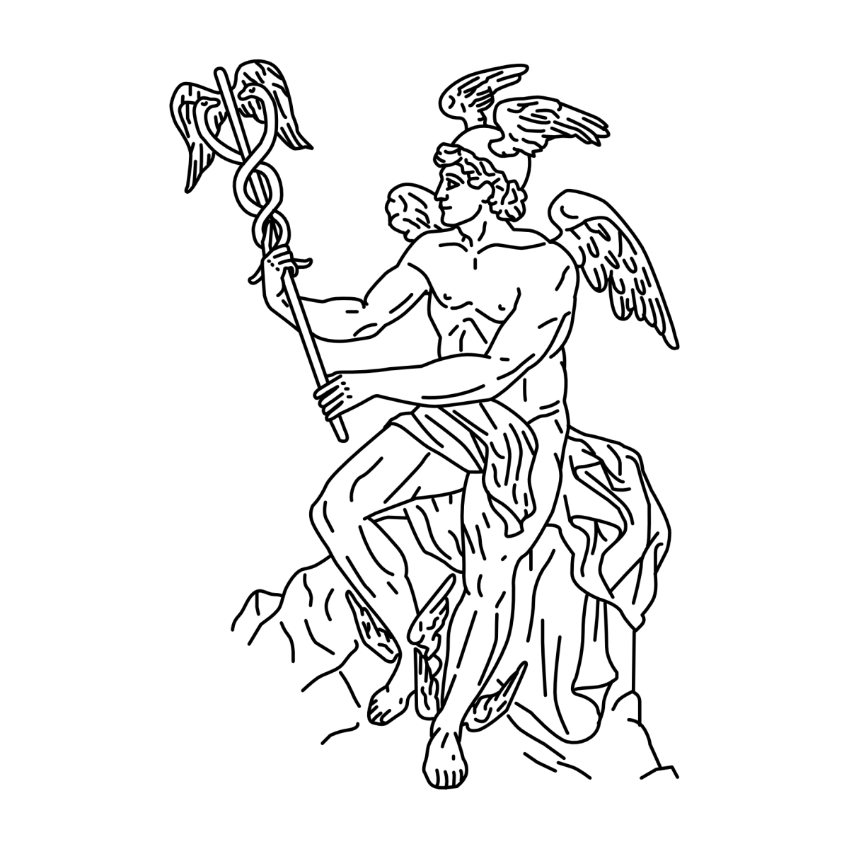 Эскиз греческие боги