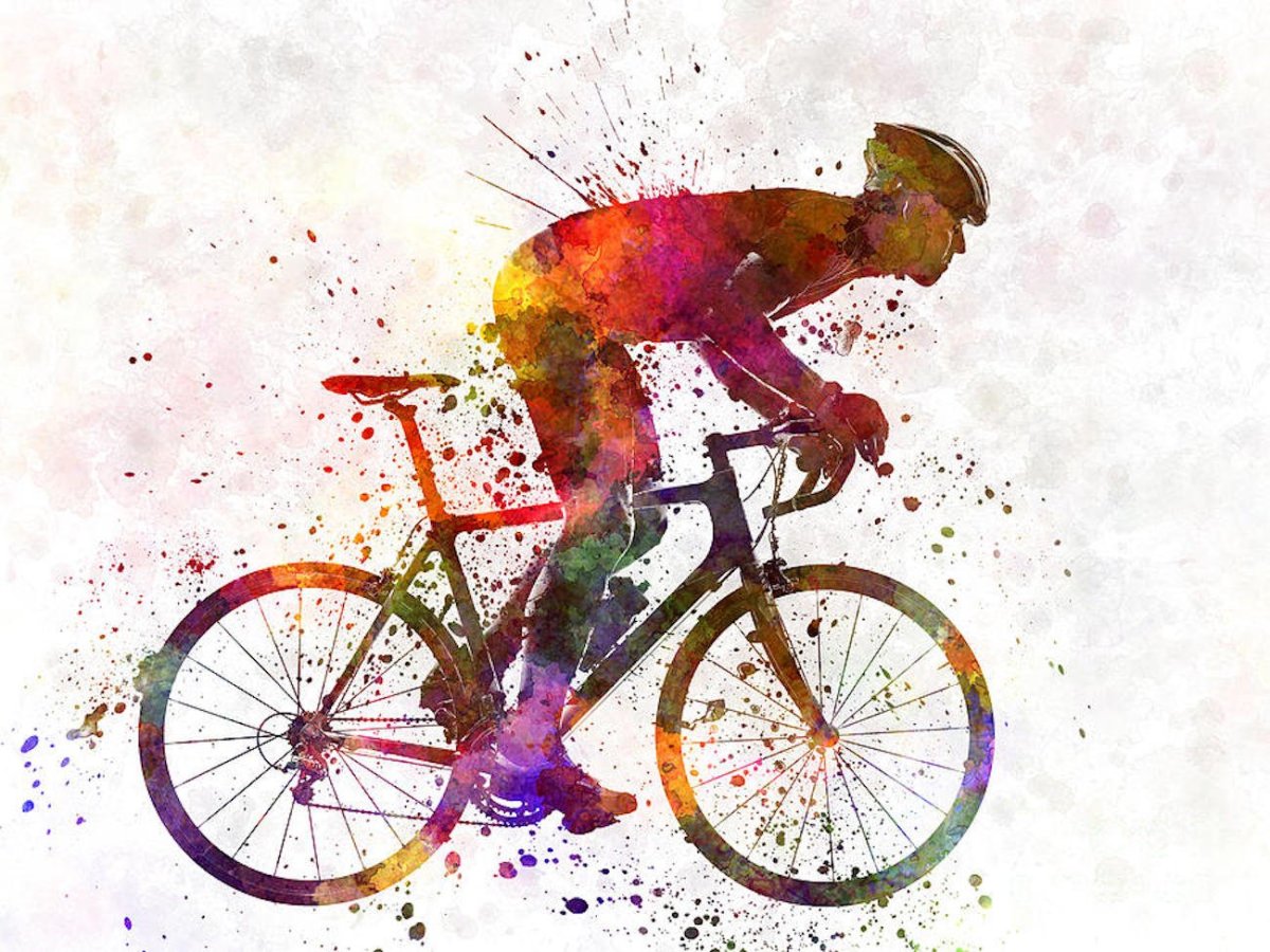 Велоспорт рисунок