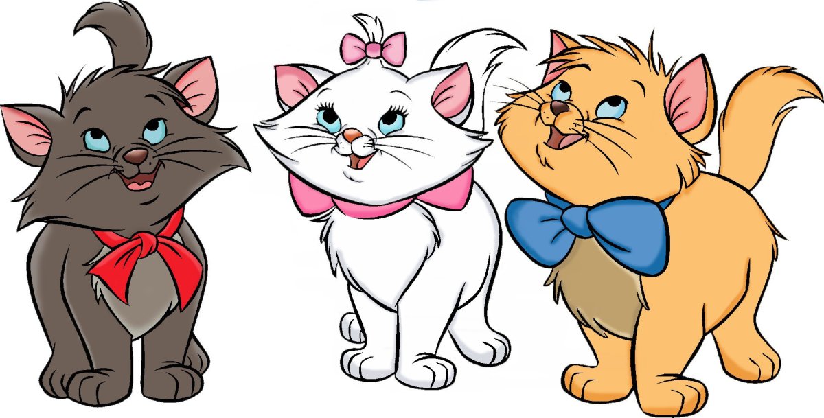 Три котенка рисунок