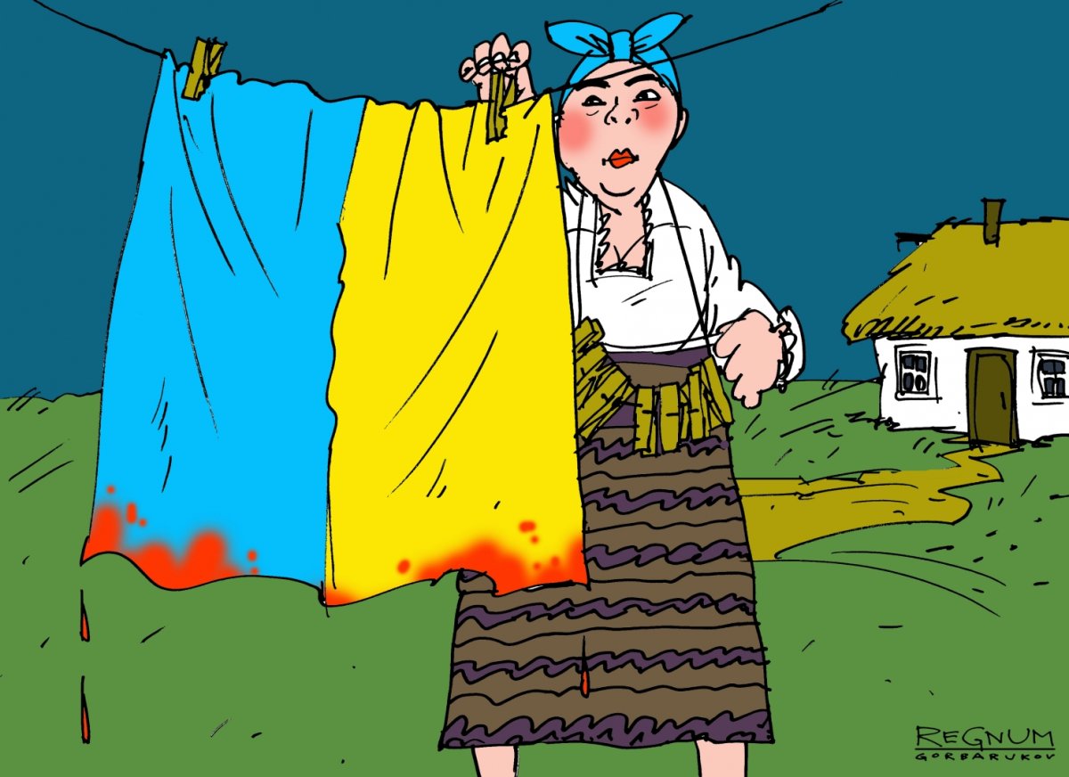 Карикатура украинка