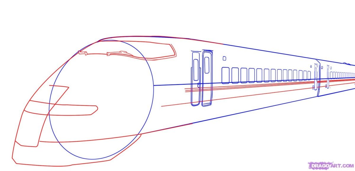 Рисунок железнодорожника карандашом