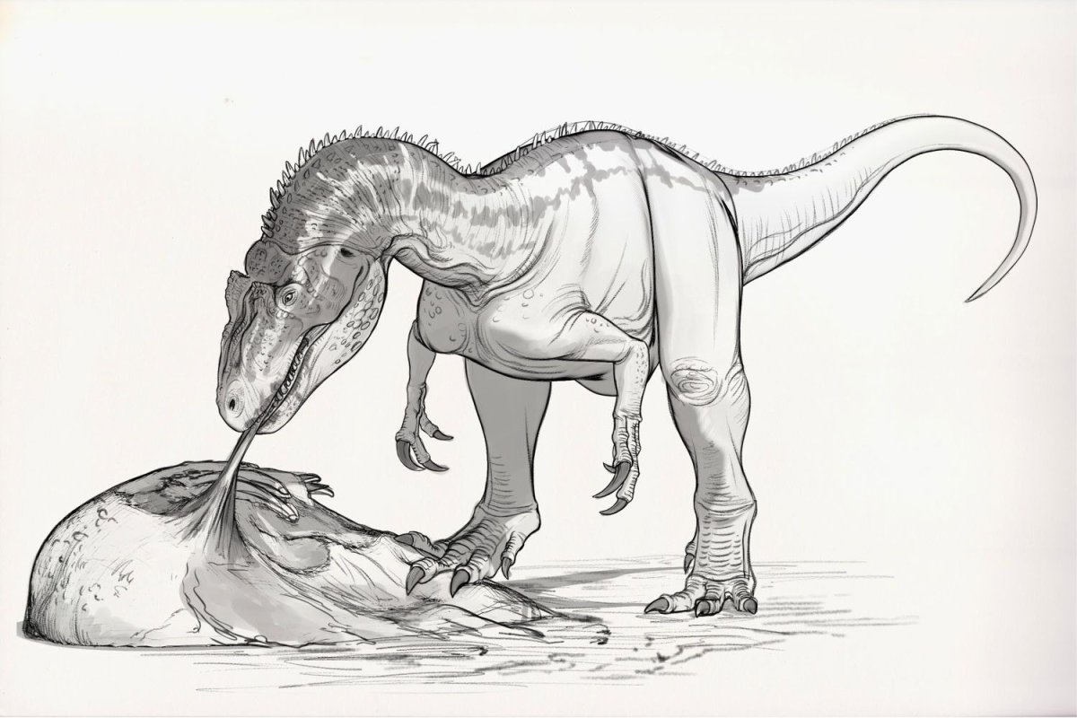 Криолофозавр раскраска