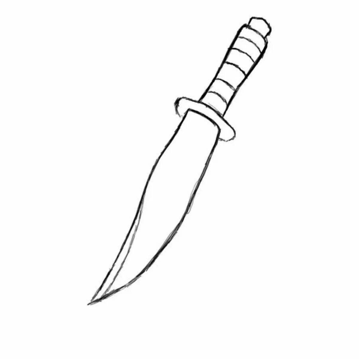 Нож карандашом легко. Кинжал раскраска. Раскраска нож. Нож раскраска для детей. Рисунок ножа карандашом для срисовки.