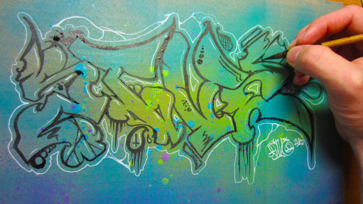 Граффити основные цвета