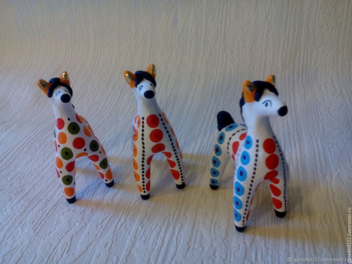 Дымковская лошадка