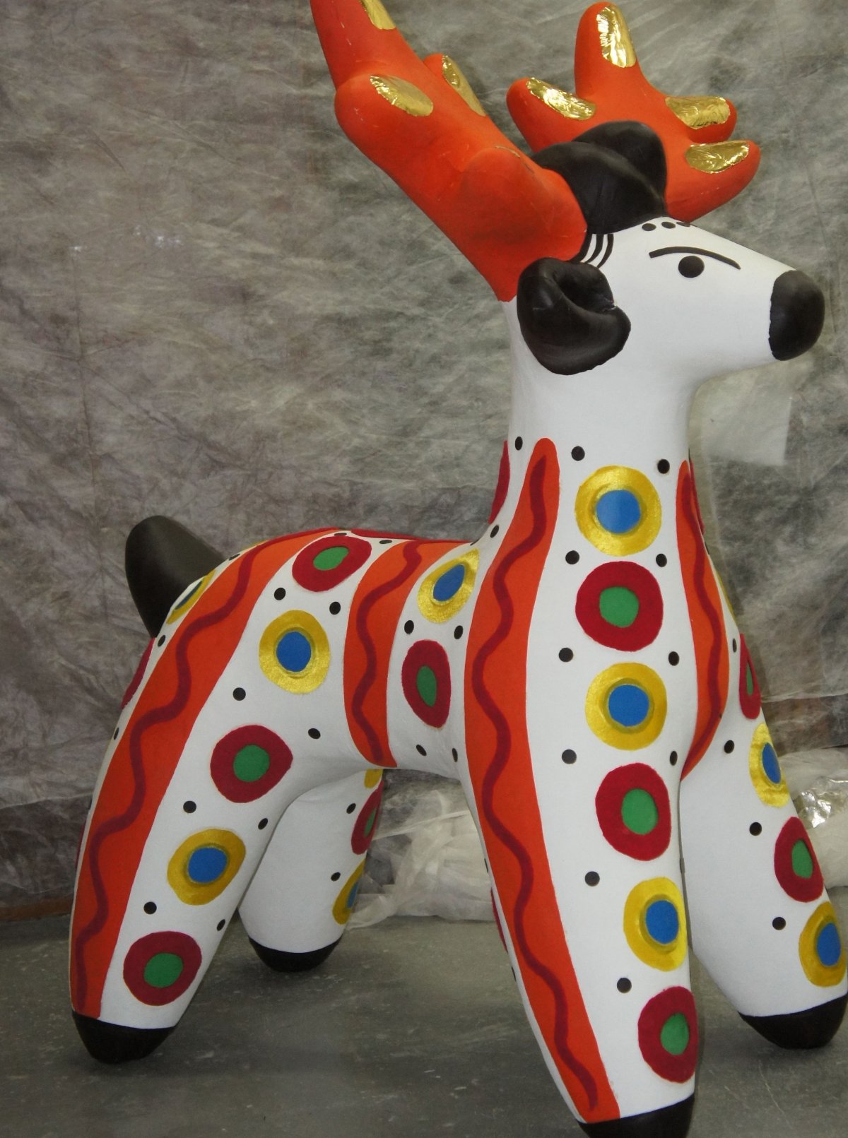 Дымковская игрушка дракон