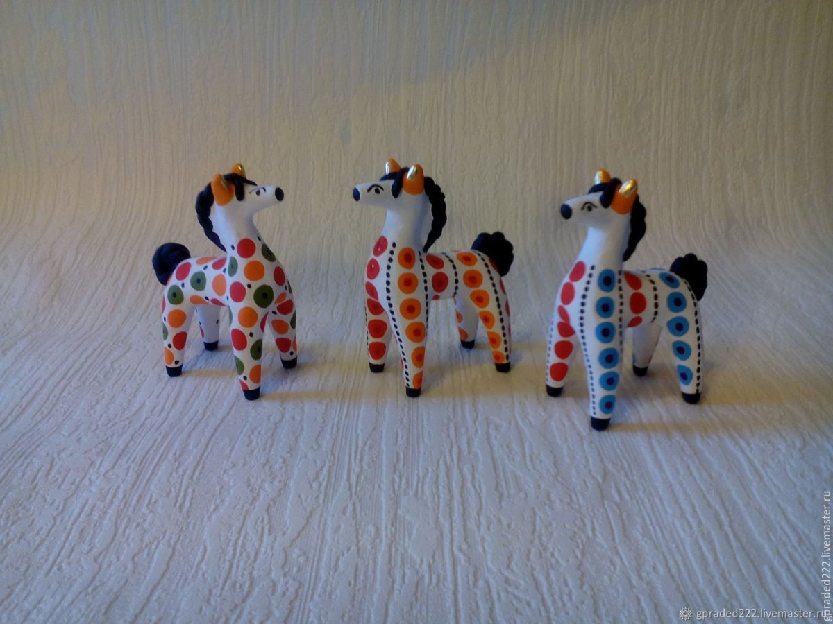 Олешек Дымковская игрушка