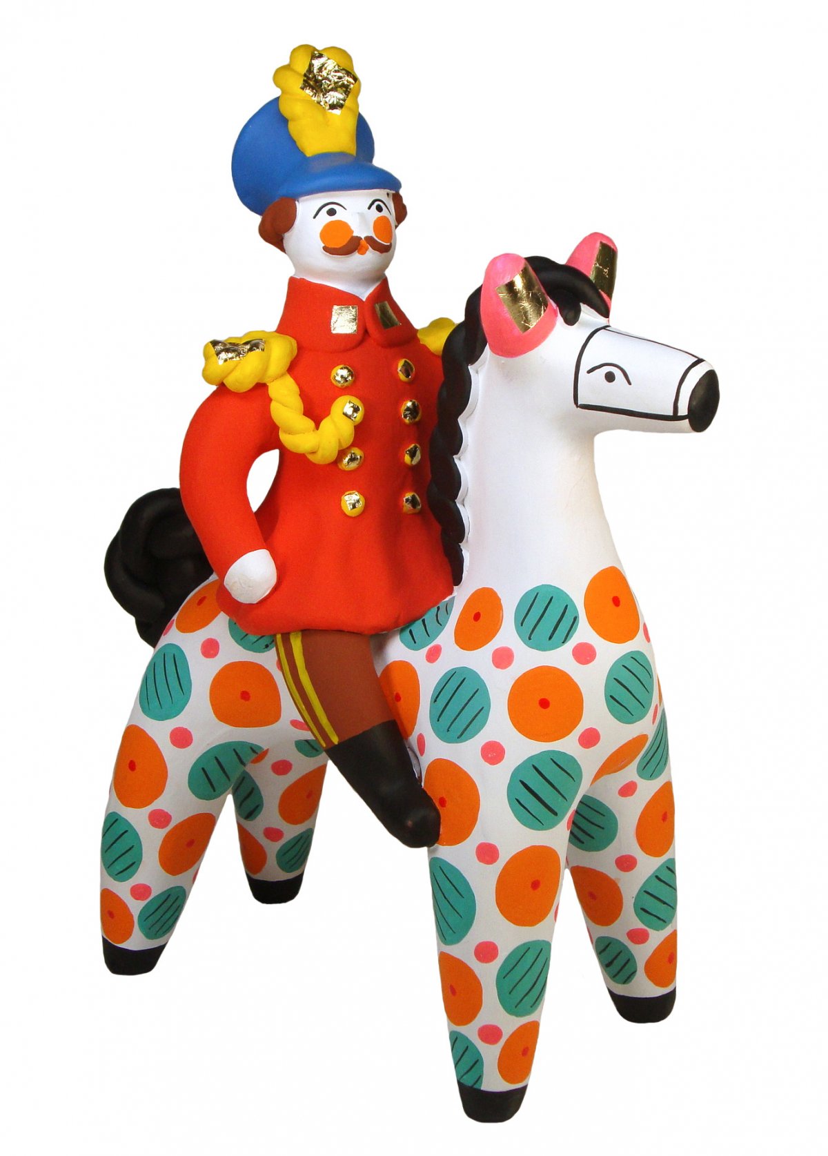 Аппликация народная игрушка