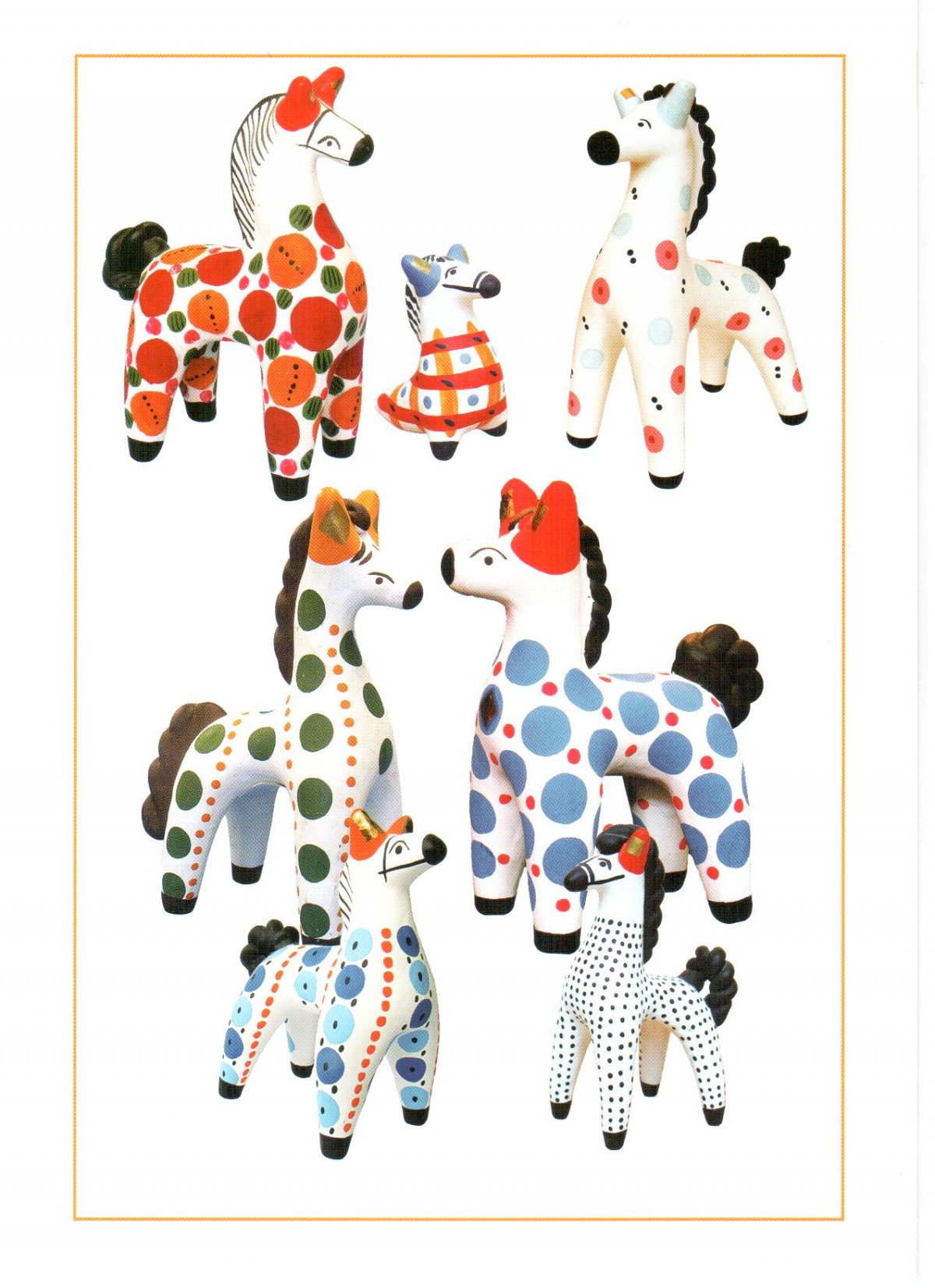 Дымковская лошадка