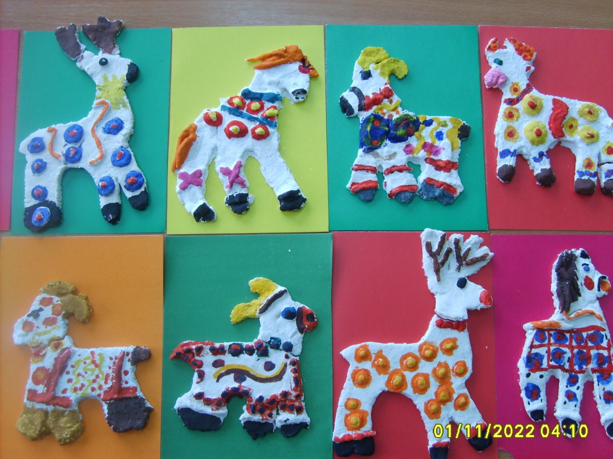 Дымковская игрушка Карусель