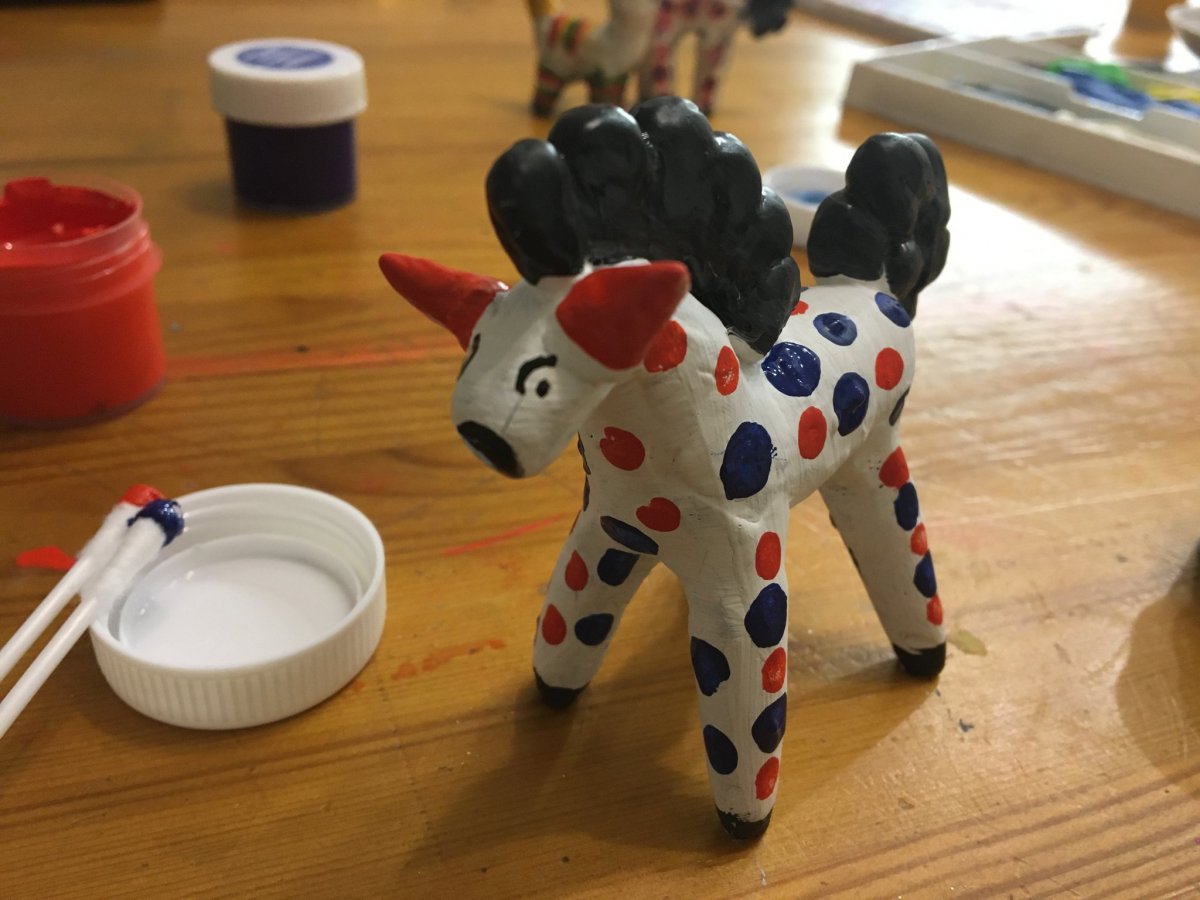 Дымковская лошадка лошадка