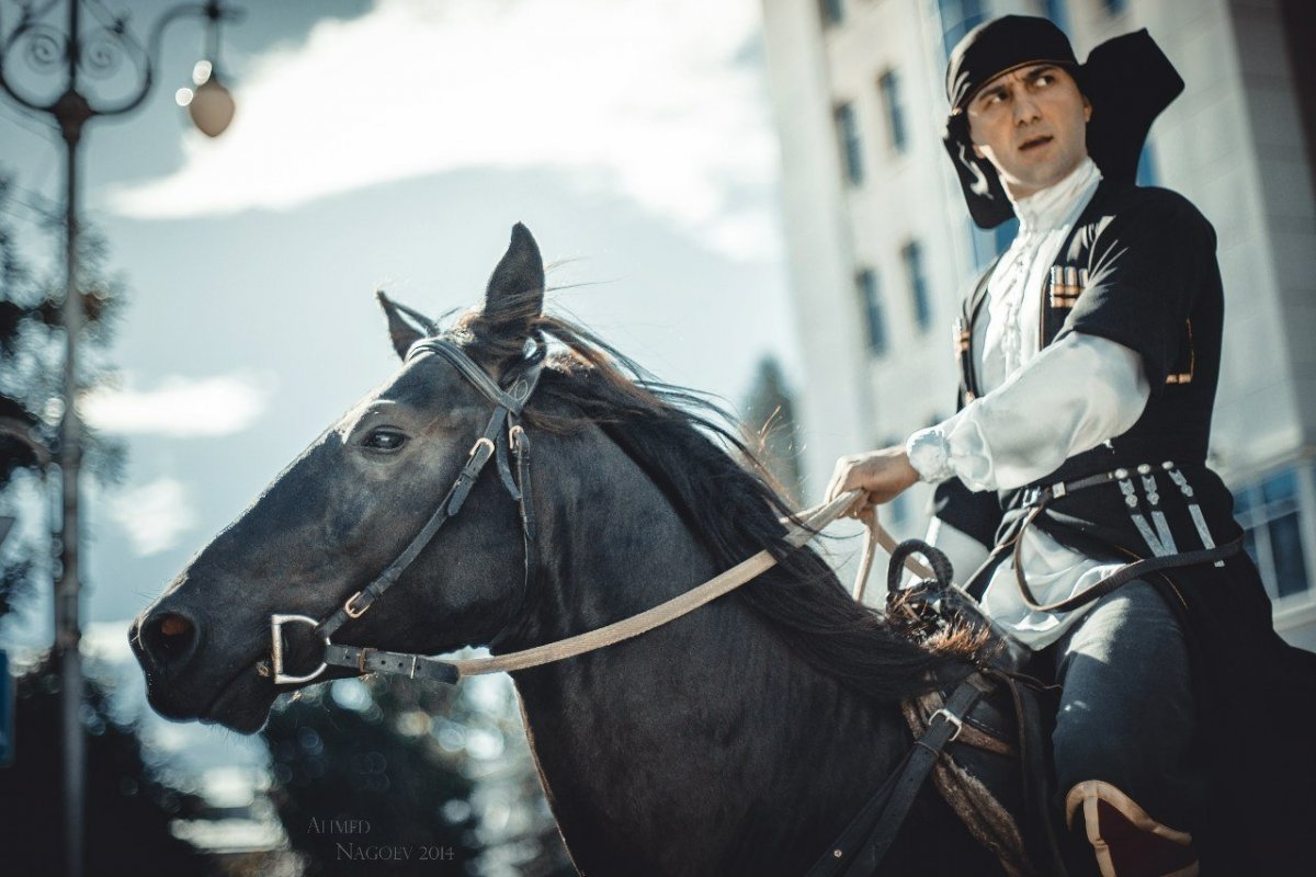 Грузин на коне