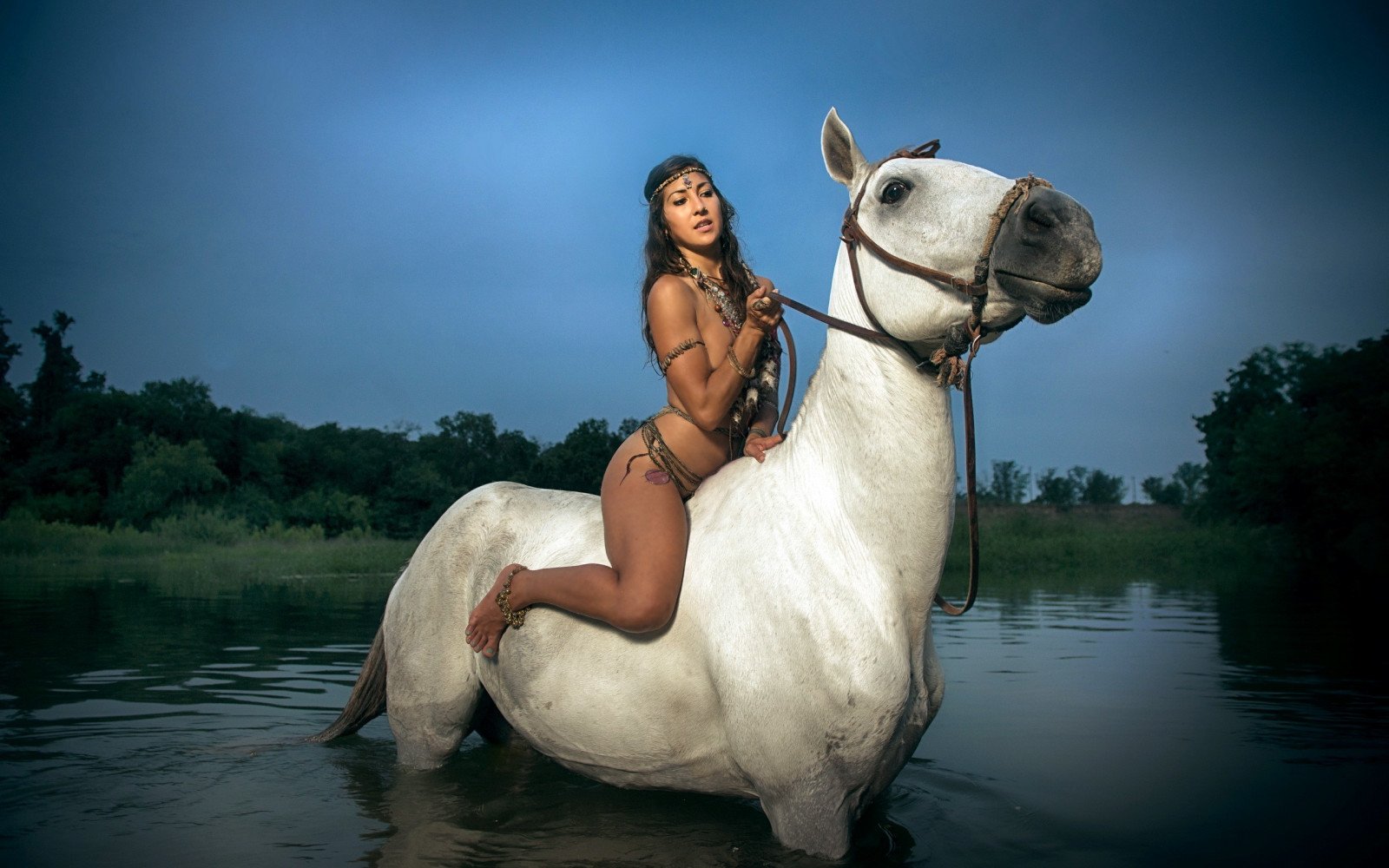 Екатерина и конь - 43 фото