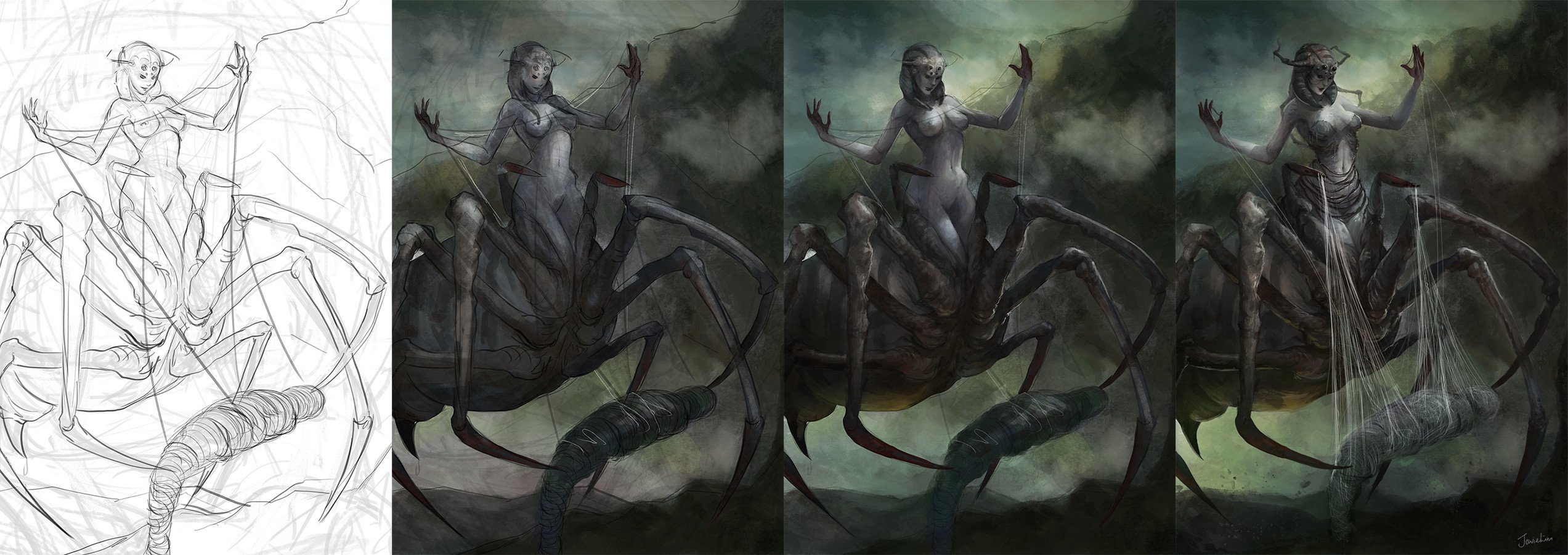 Чувственное существо. Арахнид паук мифология. Унголианта Арахна. Королева пауков Арахна Transformation.
