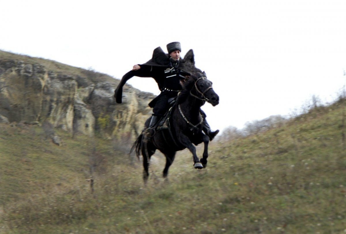 Казахский воин батыр