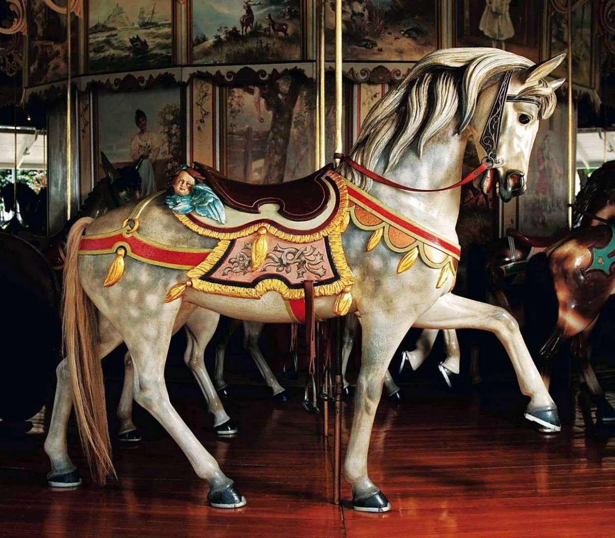 Цирковое украшение для лошади