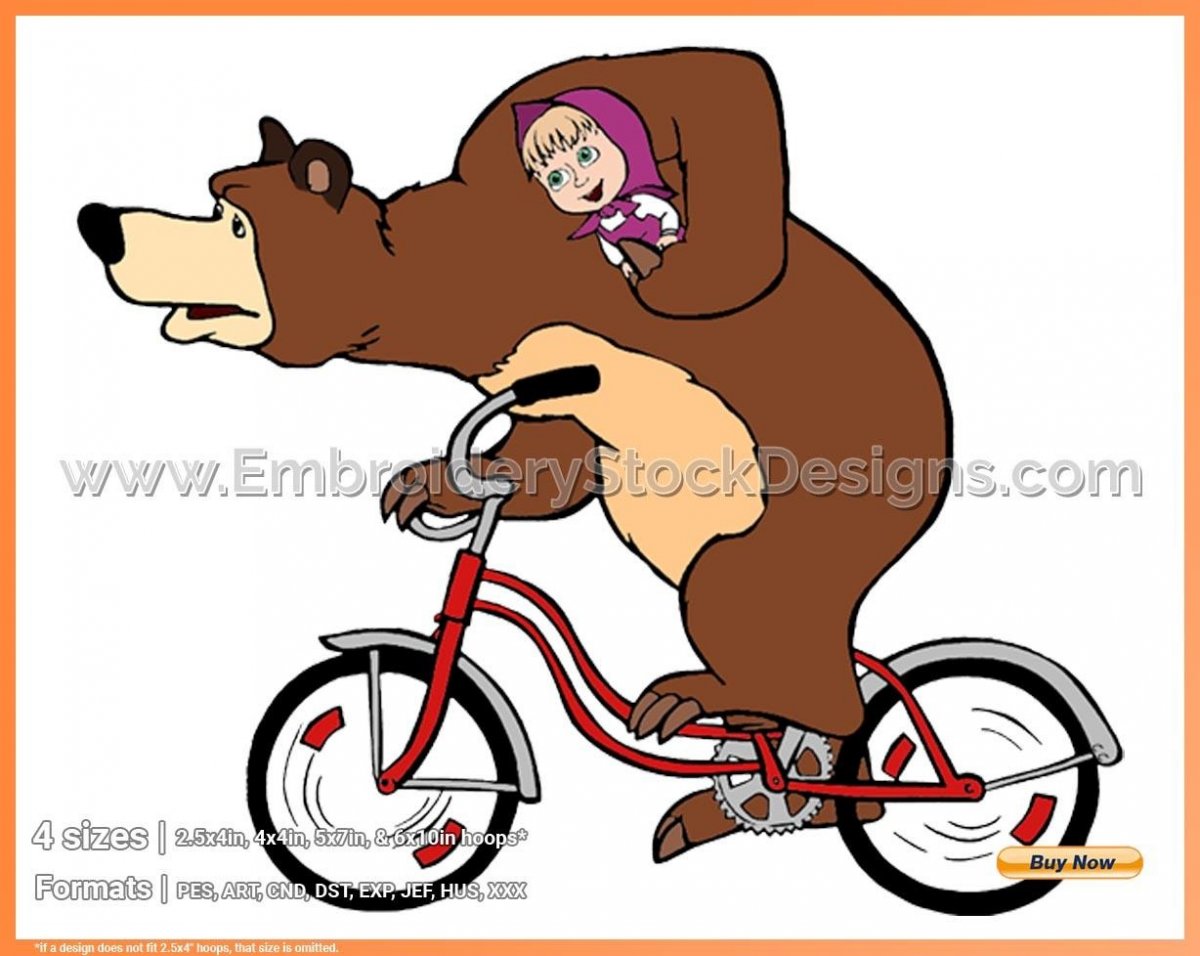 Медведь на велосипеде