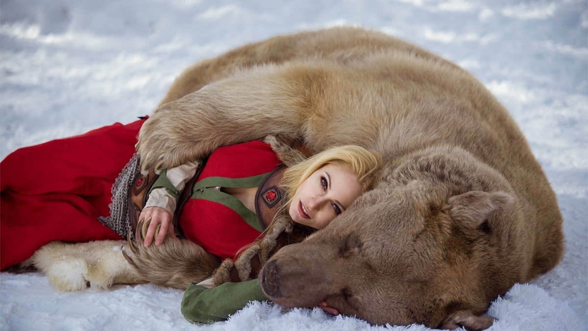 Дрессированный медведь