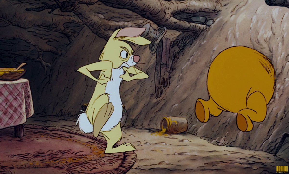 Винни пух Дисней кролик