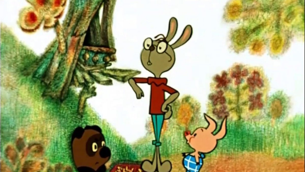 Винни-пух и кролик мультфильм