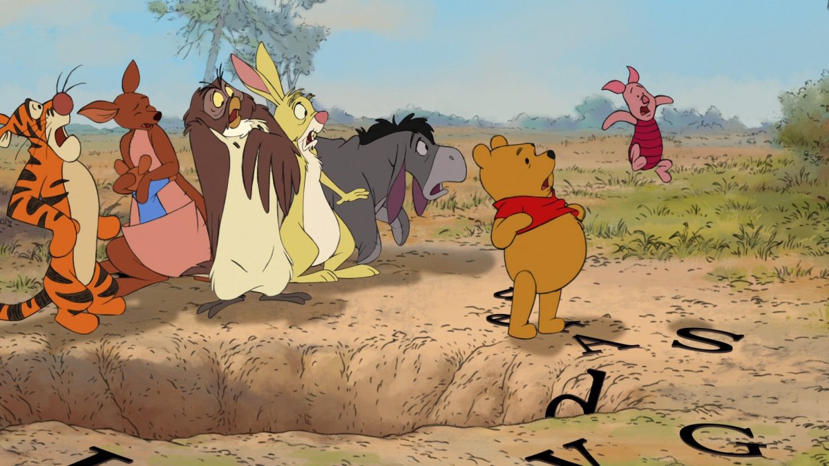 Винни пух Кенга и крошка ру