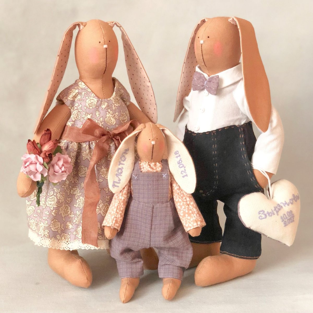 Текстильный заяц Тильда