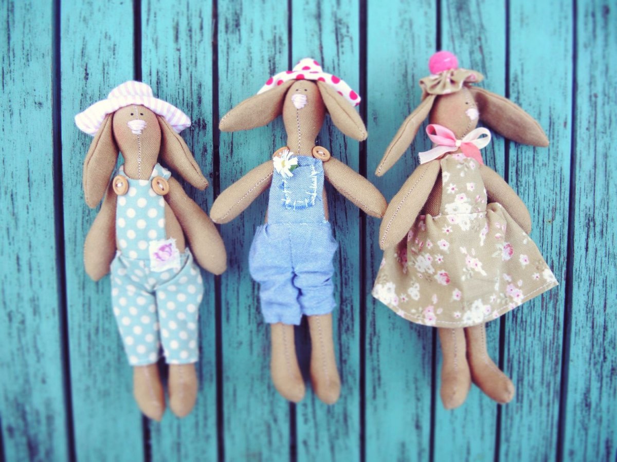 Заяц Тильда весенний