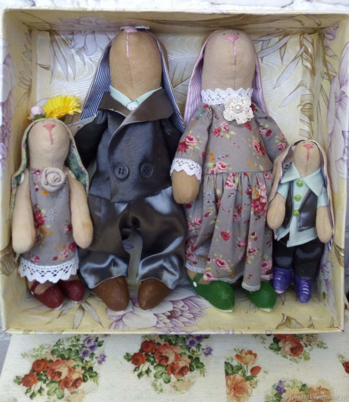 Зайцы Тильда семья