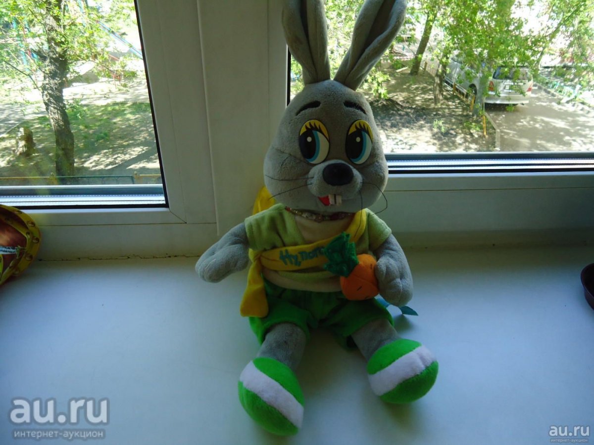 Ну погоди заяц плюшевый