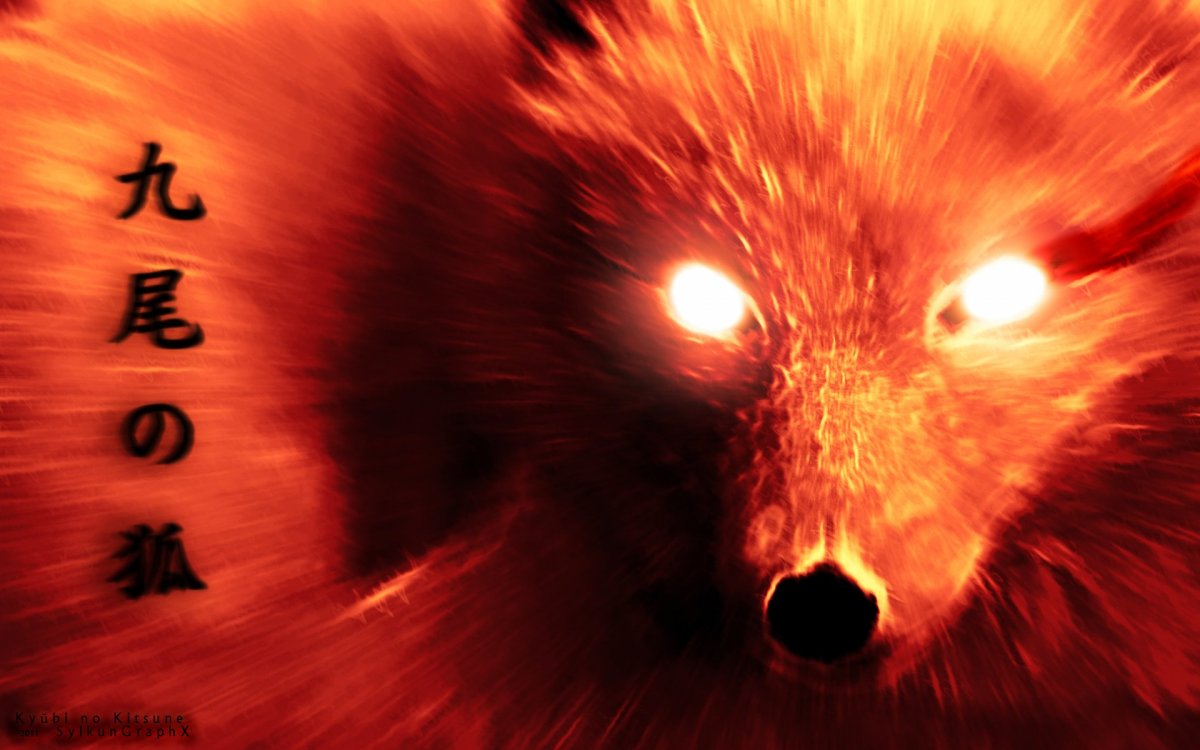 Кицунэ демон Лис курама