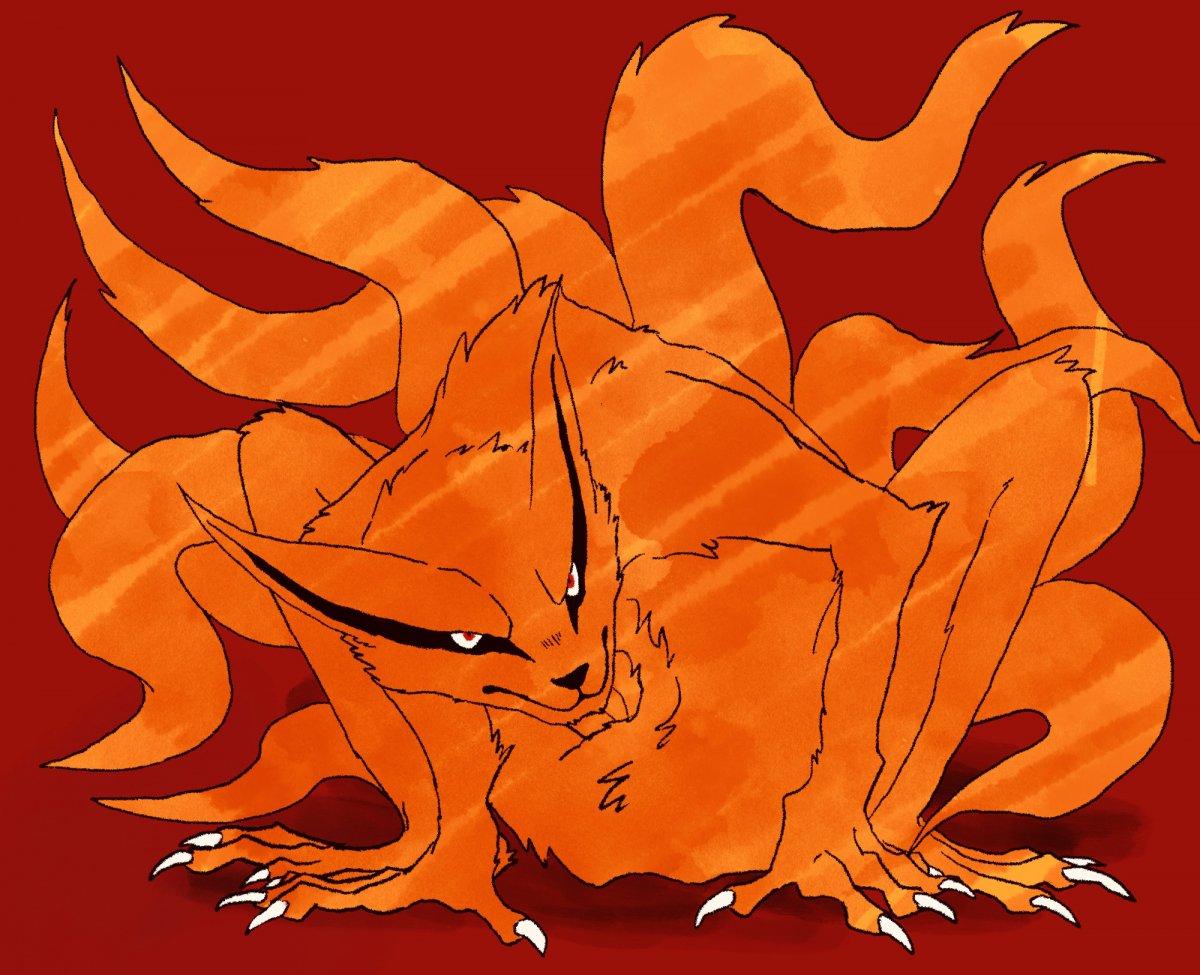 Наруто Узумаки девятихвостый Лис