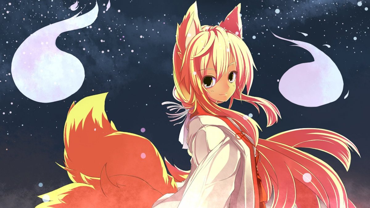 Кицунэ лисица оборотень